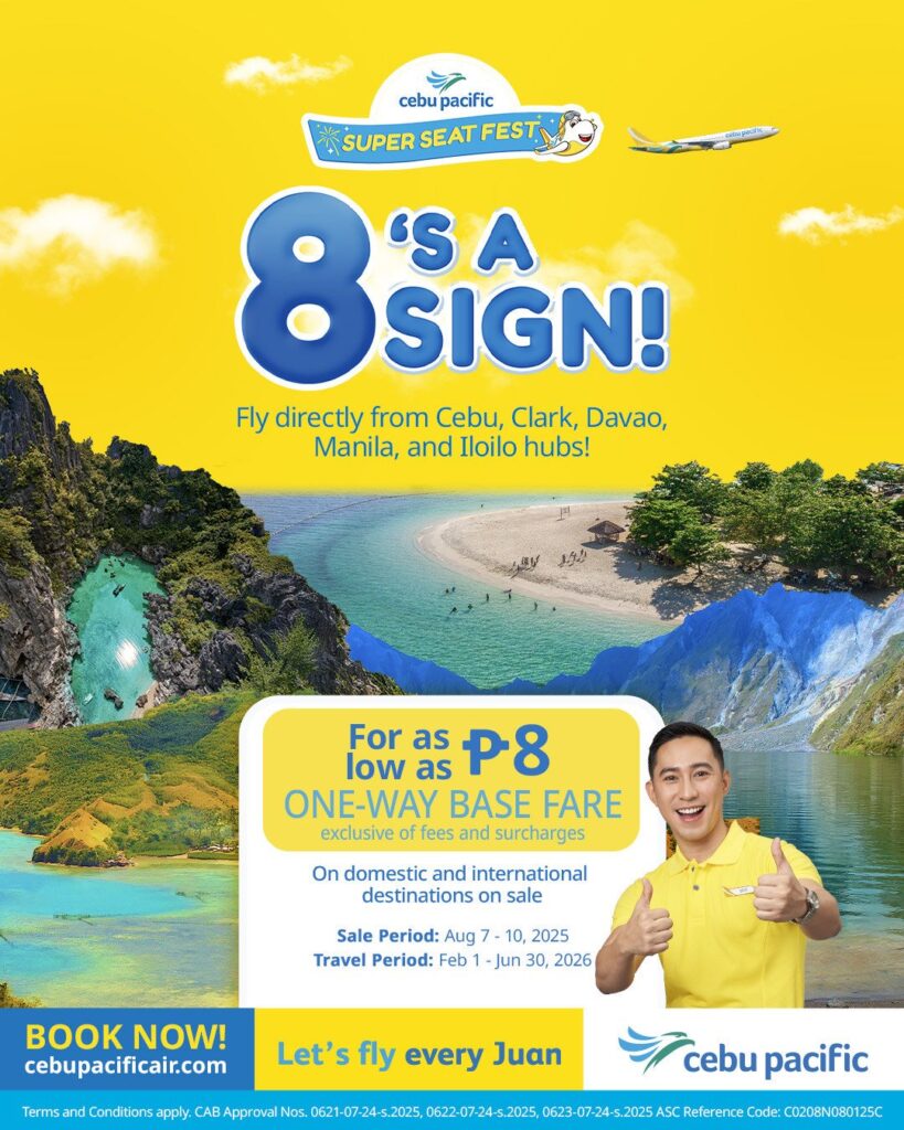 cebpac-launches-8.8-seat-sale,-for-as-low-as-₱8