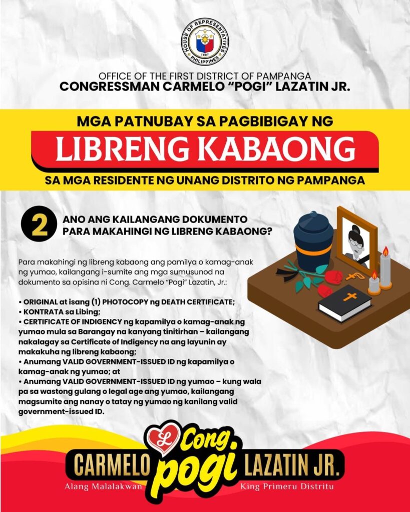 cong-pogi-to-donate-salary-for-free-casket-program