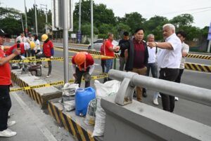 cong-pogi-inspects-cutcut-flyover-after-reports-of-flooding