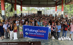 vg-pineda-leads-pampanga-contingent-in-delivering-assistance-to-quake-hit-cebu