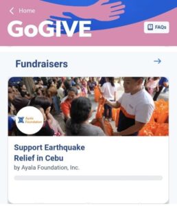 globe’s-gogive-supports-cebu-earthquake-relief