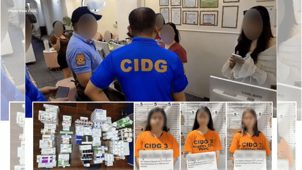 ₱247-k-‘unregistered’-cosmetic-products,-kinumpiska-sa-angeles-city;-3-suspek,-inaresto