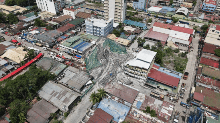 rescue-ops-sa-gumuhong-9-storey-building-sa-angeles-city,-pinapabagal-ng-delikadong-debris