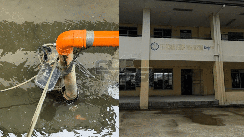 ‎electric-pump,-gamit-ng-telacsan-nhs-para-mapababa-ang-baha-sa-campus
