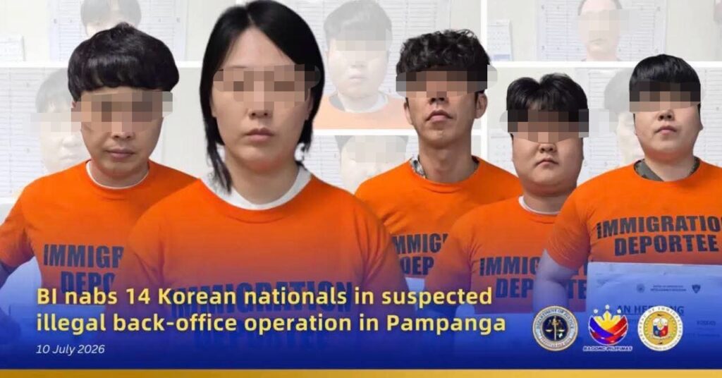 bi-nabs-14-korean-nationals-in-suspected-illegal-back-office-operation-in-angeles-city