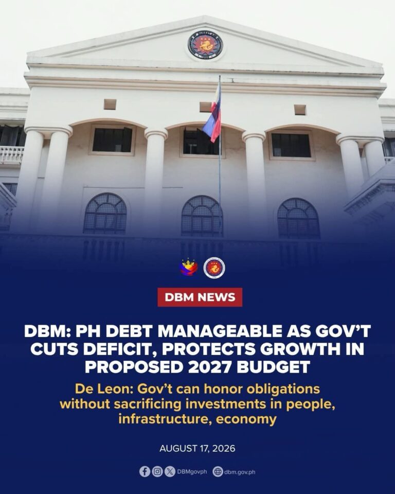 dbm:-ph-debt-manageable-as-gov’t-cuts-deficit,-protects-growth-in-proposed-2027-budget