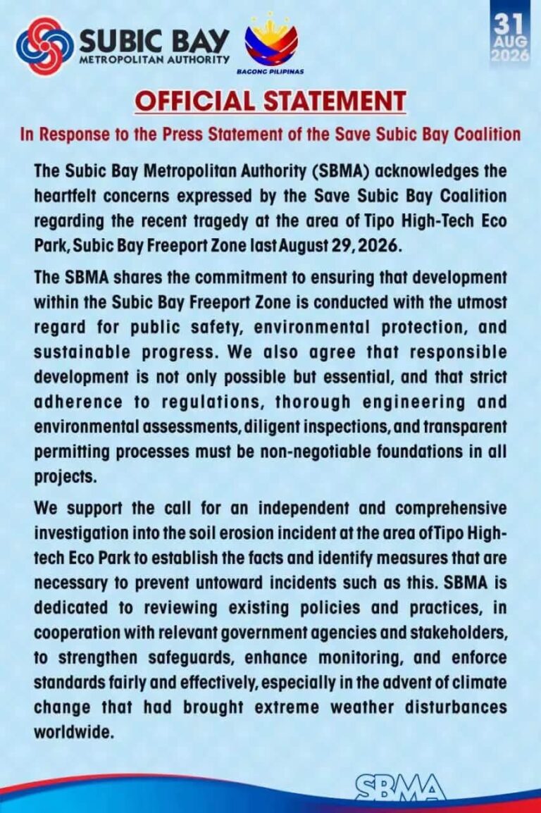 sbma-supports-call-to-probe-tipo-erosion-incident
