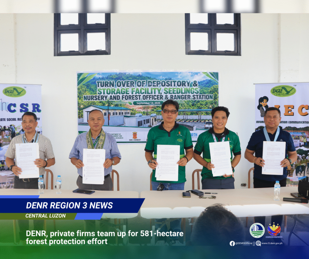 denr,-private-firms-team-up-for-581-ha-forest-protection-effort