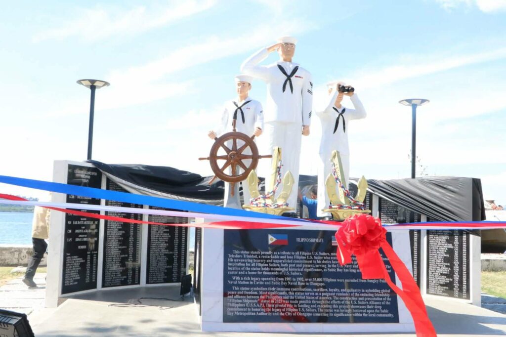 filipino-shipmates-monument-inaugurated-in-subic-bay-freeport